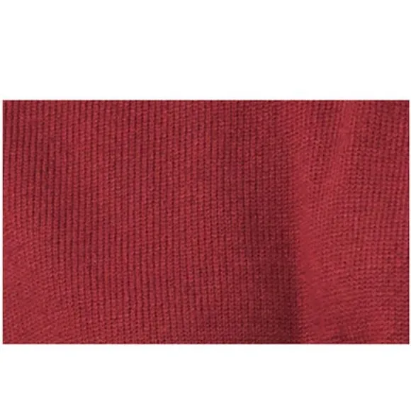1. State Cold Shoulder Cuffed Turtleneck Sweater Windsor Wine Small NEW