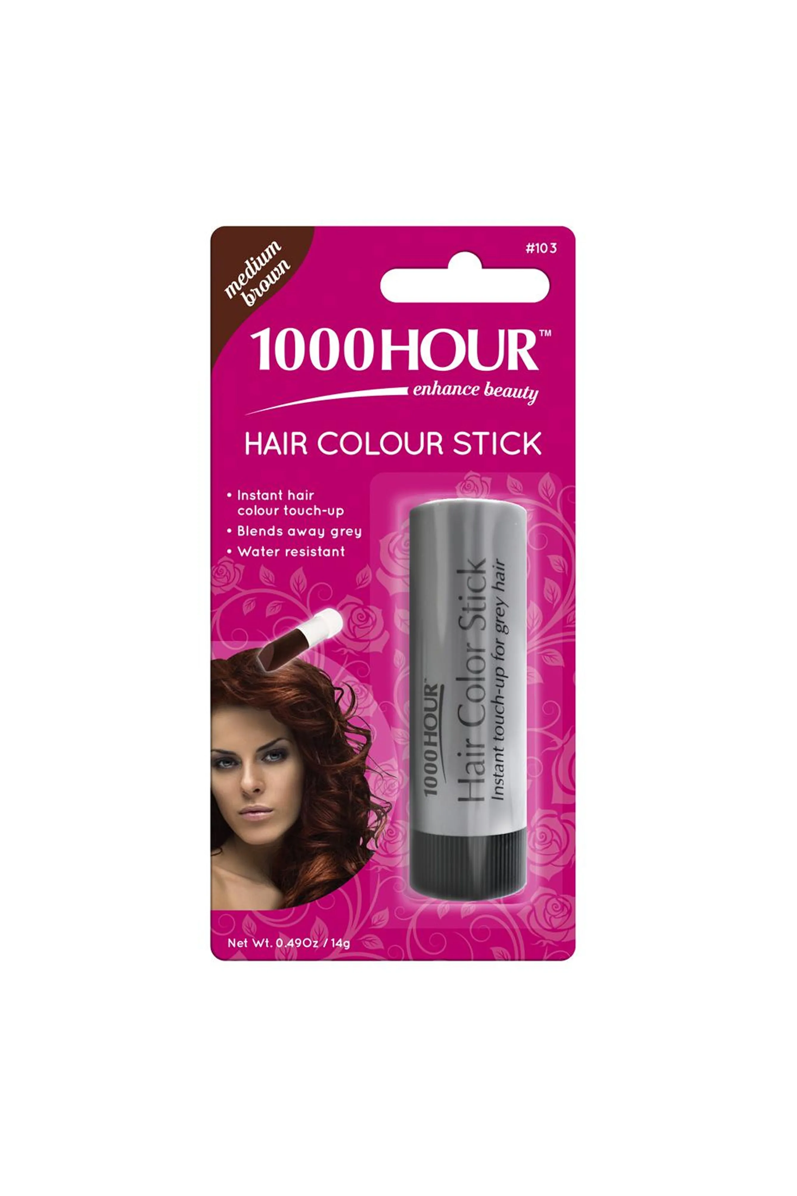 1000 Hour Hair Colour Stick Medium Brown