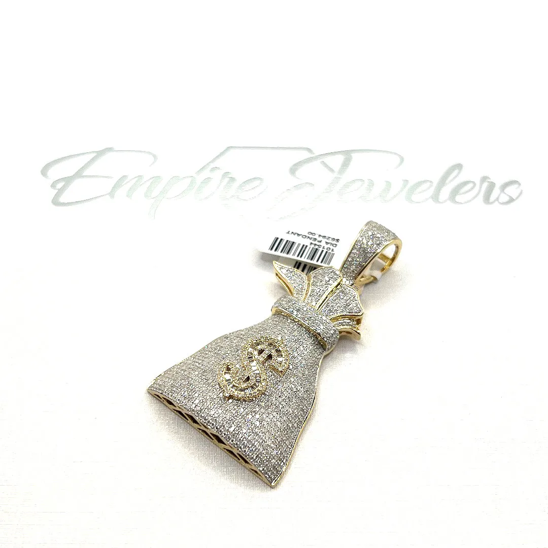 10KT DIAMOND PENDANT
