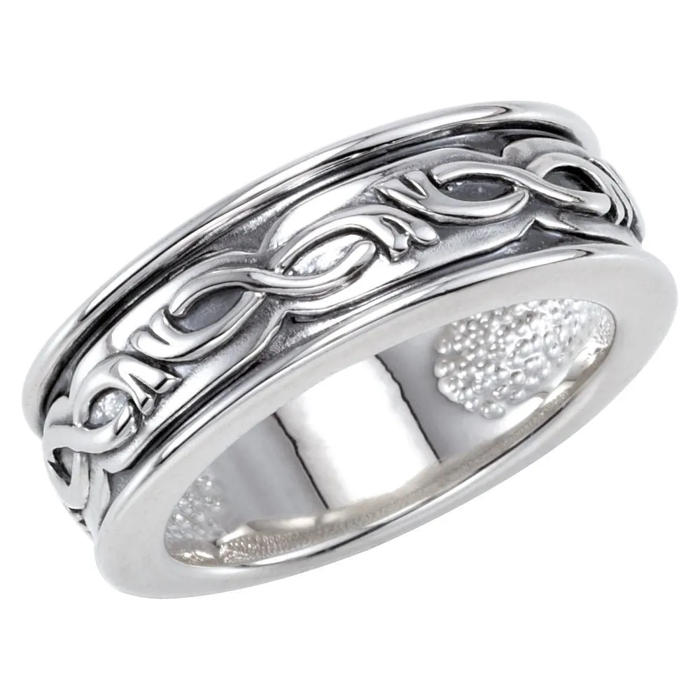 18k Yellow Gold Band, Size 7