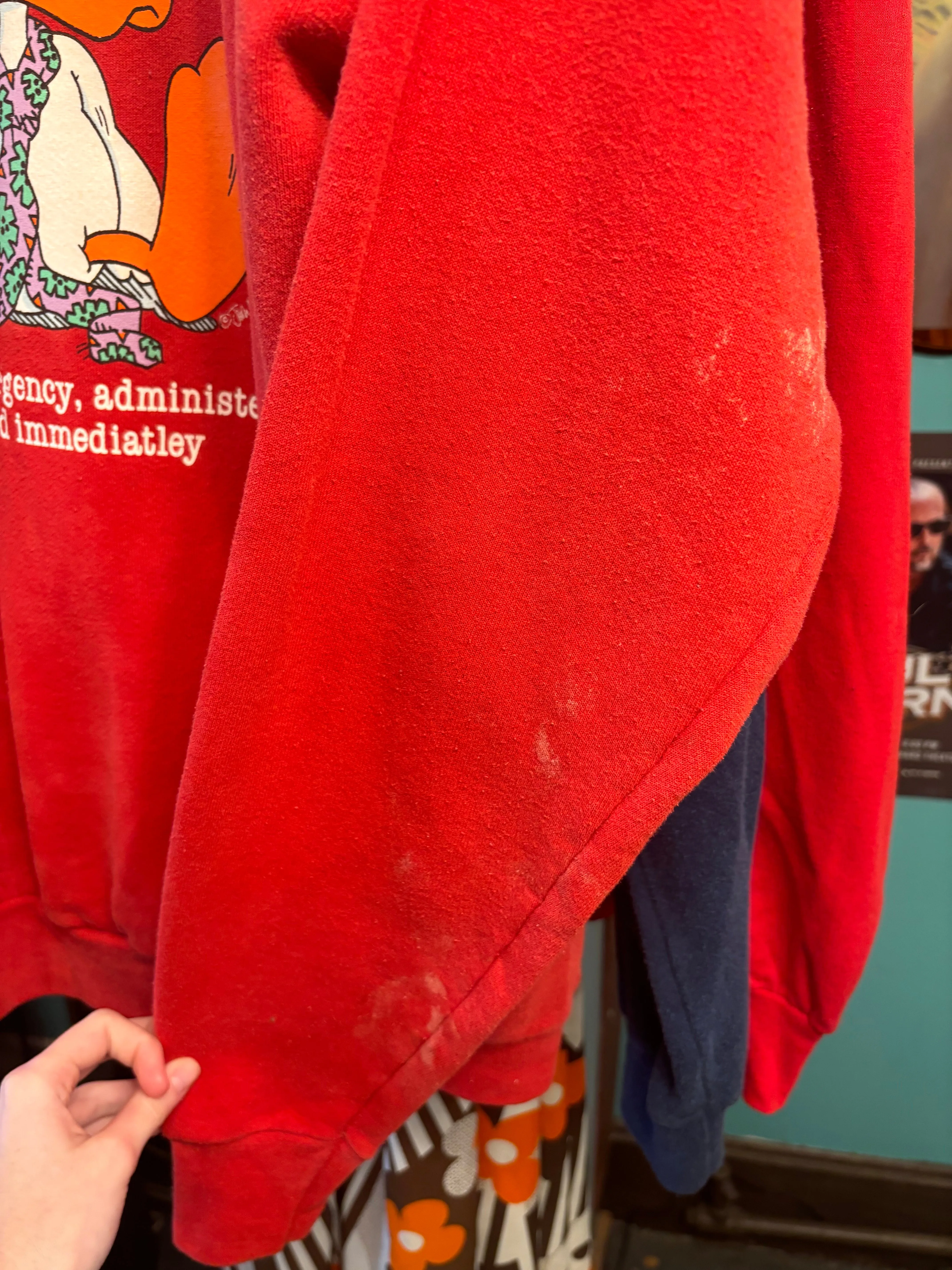 1988 Jim Benton weekend raglan sweatshirt