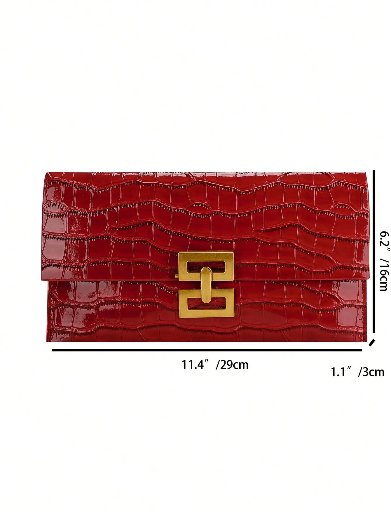 1pc Luxury Stone Pattern Clutch Bag- FD ⚡