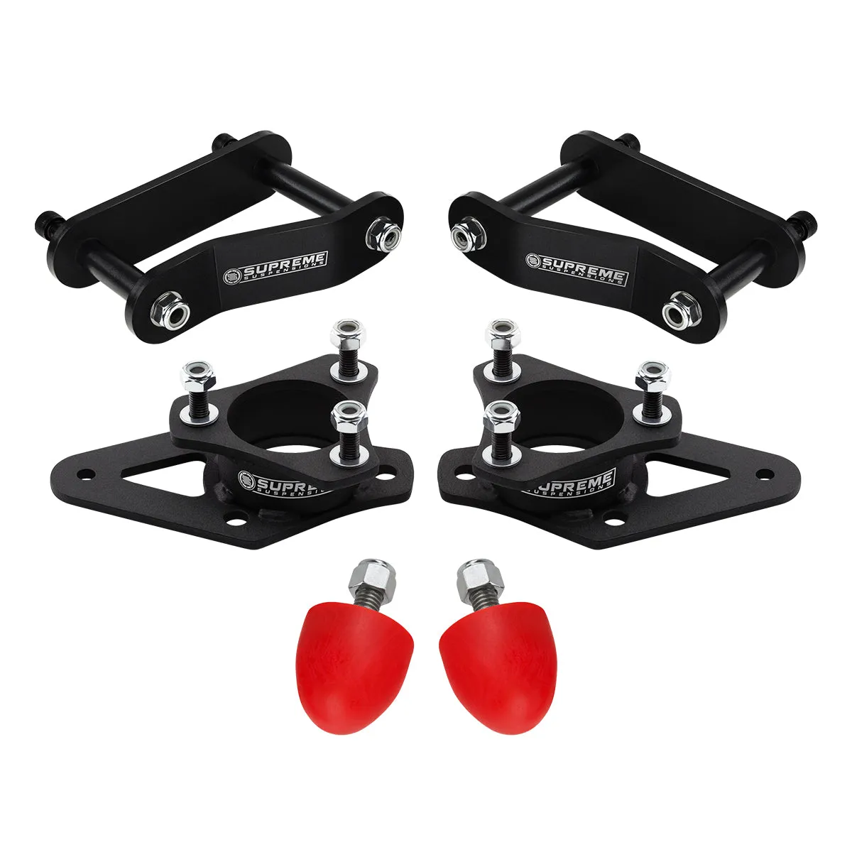 2009-2012 Suzuki Equator 3" Front   2" Rear Suspension Lift Kit 2WD 4WD | Polyurethane UCA Bump Stops Included