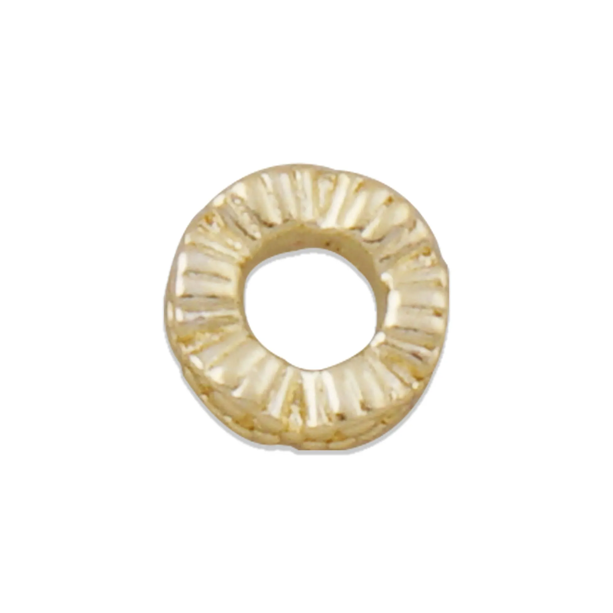 20PCS 14k Gold Filled Rondelle Beads, 6mm Metal Round Spacer Beads, Bracelet Beads, Necklace Beads, DIY Crafts 10419550