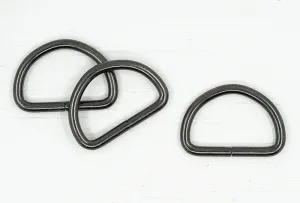 25mm D-ring Gun Metal