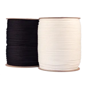 3.7mm Black Drawstring Cord - By The Metre