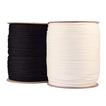 3.7mm Black Drawstring Cord - By The Metre