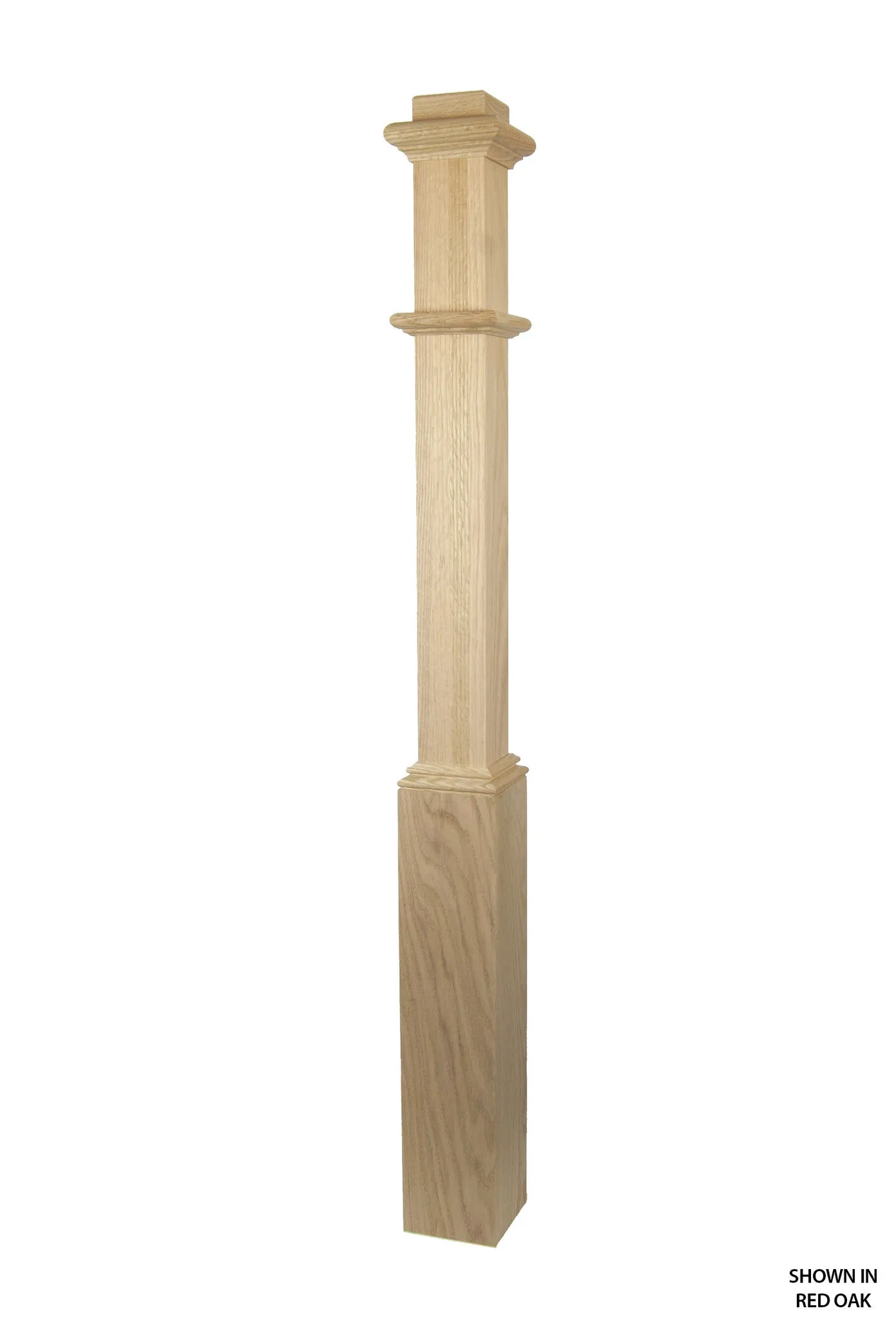 4292 Profile - 3 1/2 Inch Plain Box Post With Build Out