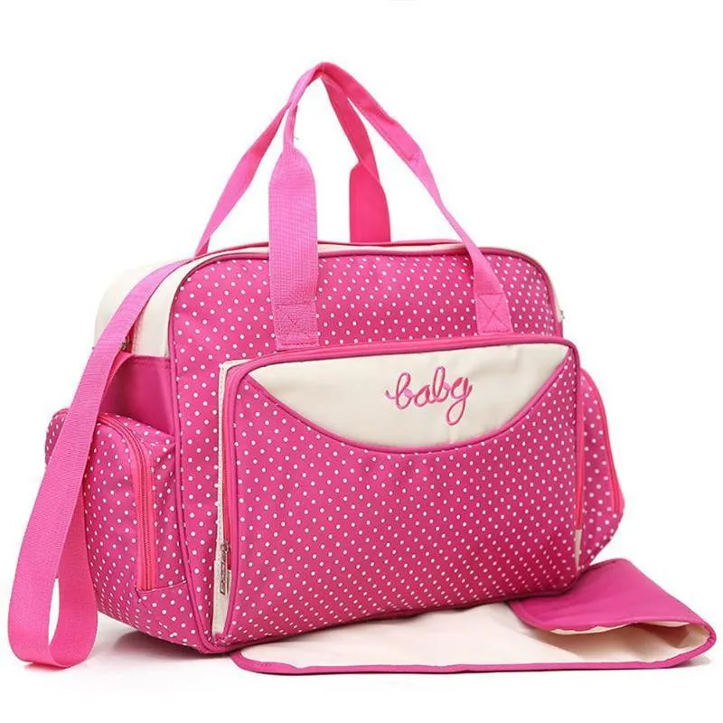 5 Pcs/set Multifunction High Quality Baby Diaper Bag Set
