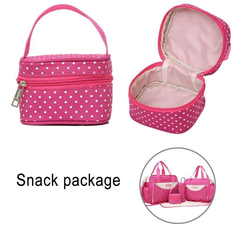 5 Pcs/set Multifunction High Quality Baby Diaper Bag Set