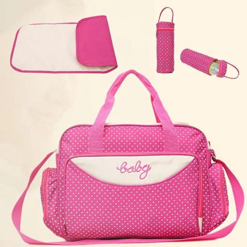 5 Pcs/set Multifunction High Quality Baby Diaper Bag Set