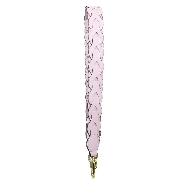 90cm Braided Color Wide Shoulder Strap Fashion Trend Contrast Women's Chain Bag With Accessories Belt Single For Handbag