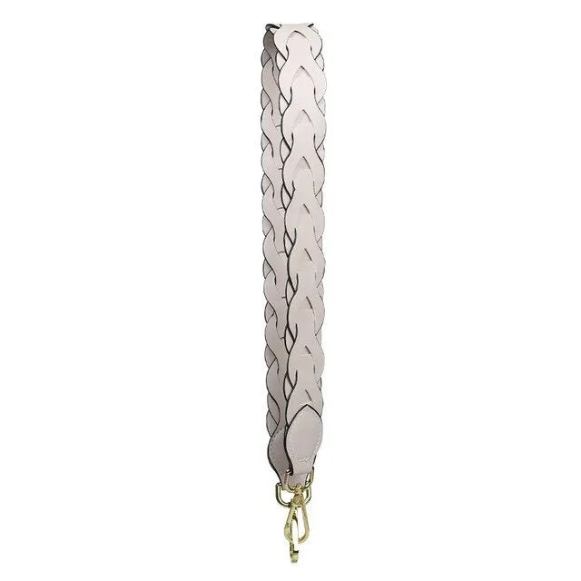 90cm Braided Color Wide Shoulder Strap Fashion Trend Contrast Women's Chain Bag With Accessories Belt Single For Handbag