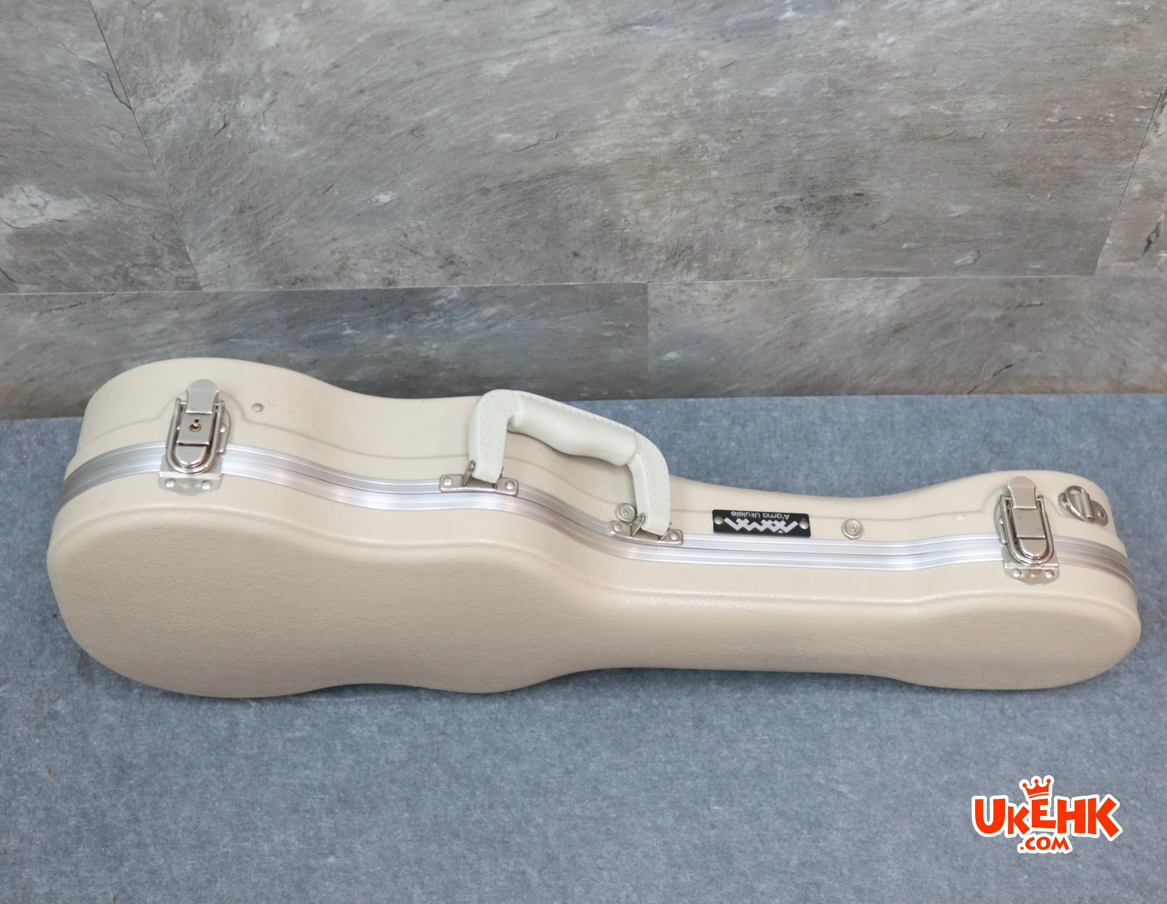 A'AMA ABS White Soprano/Concert Case（ABS-WT-S/C)