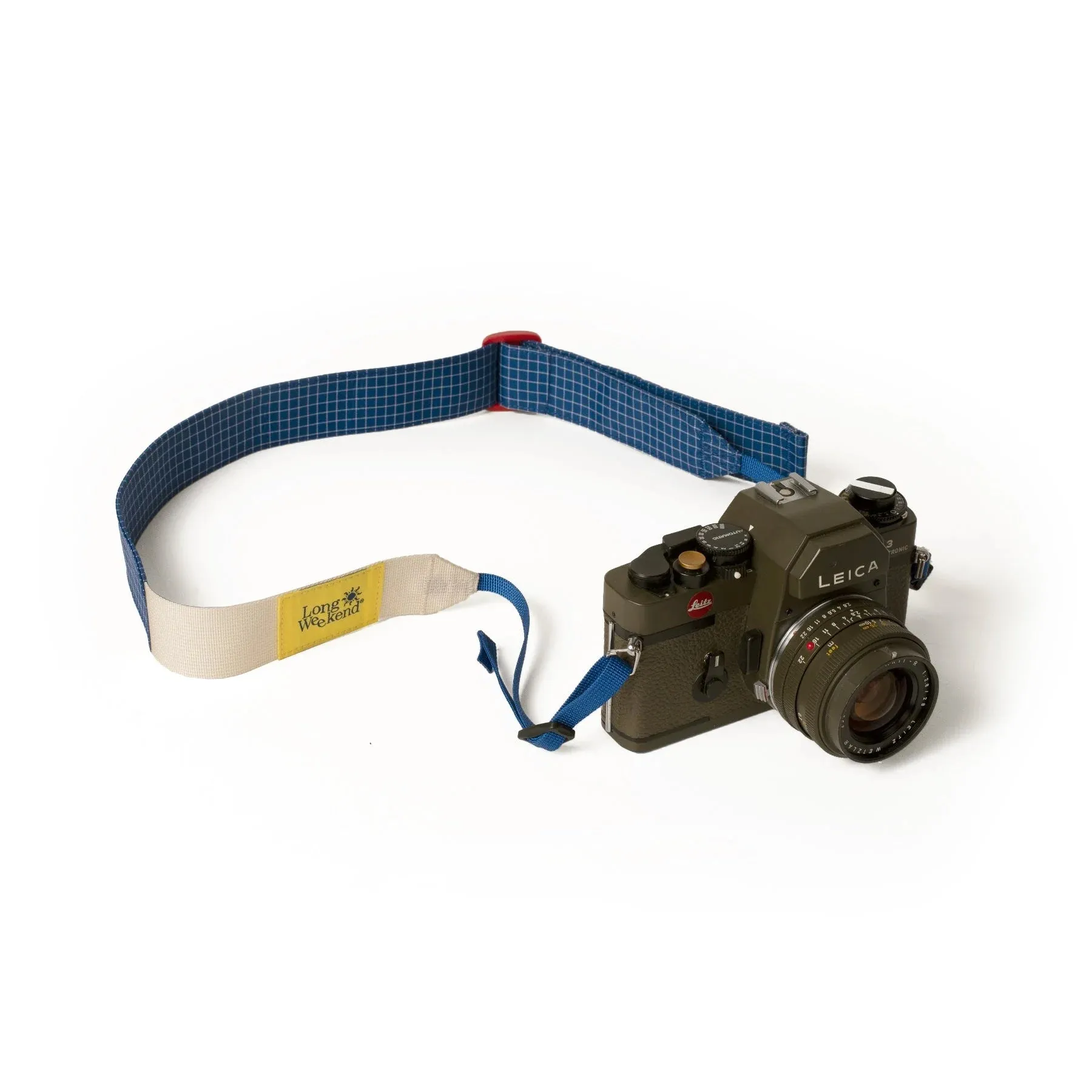 Adjustable Camera Neck Strap - Creme Multi