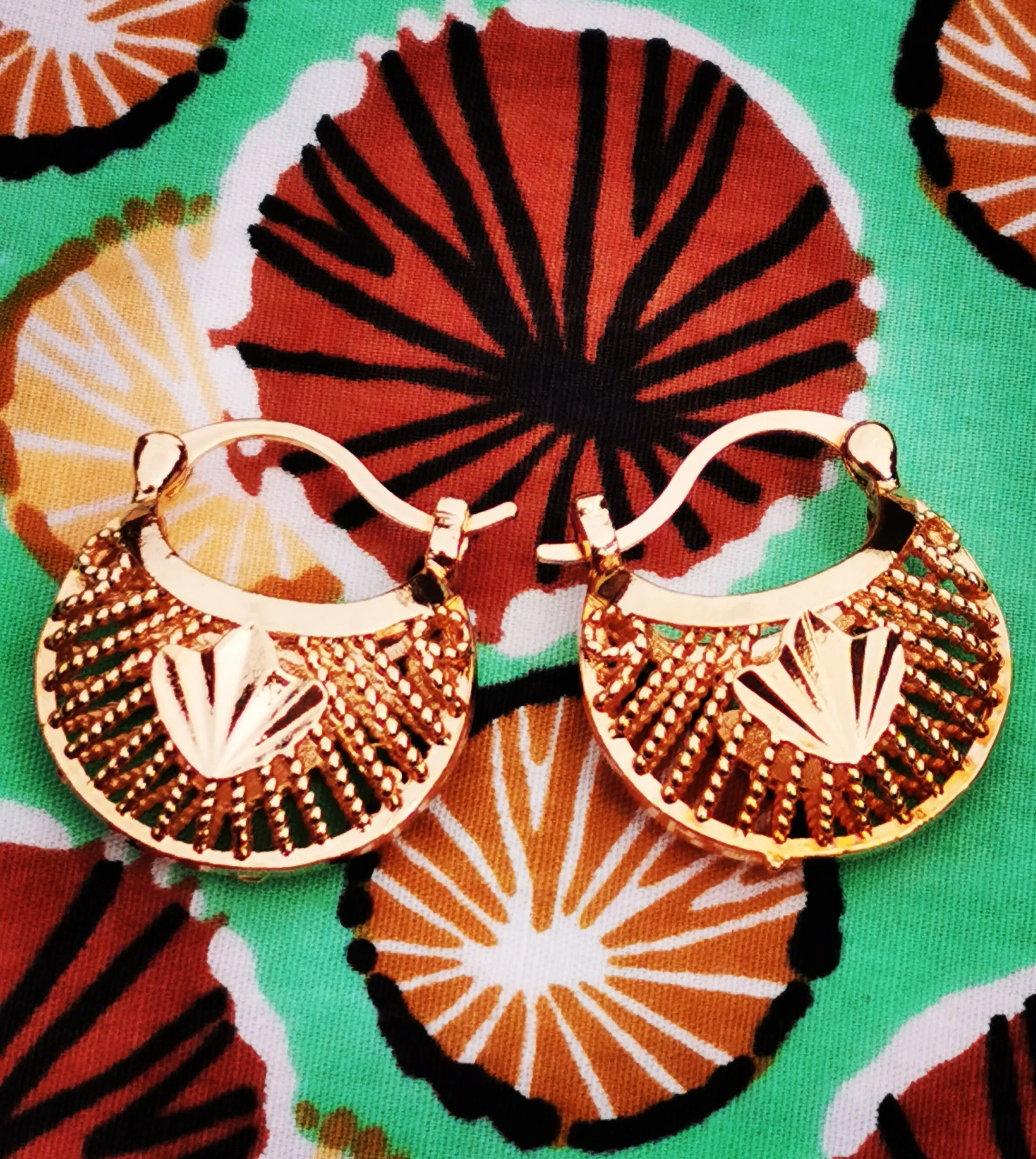African handbag hoops