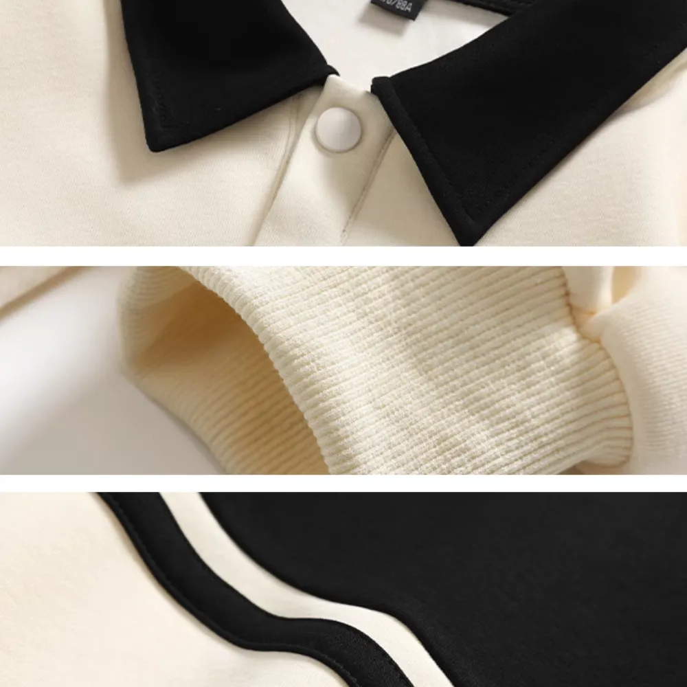 AG Tiger Contrasting Polo Sweatshirt