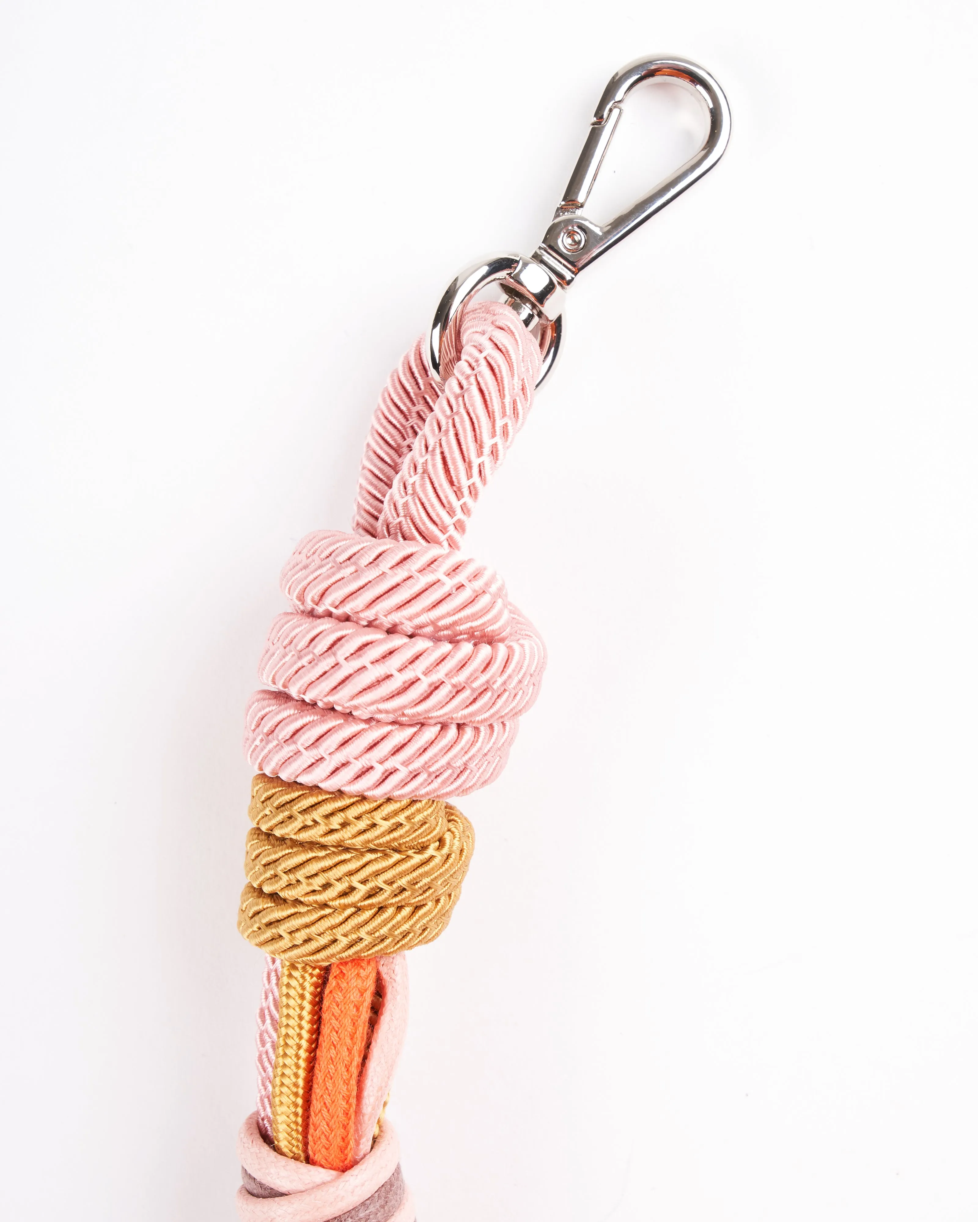 alice bag strap - gold & oranges mix