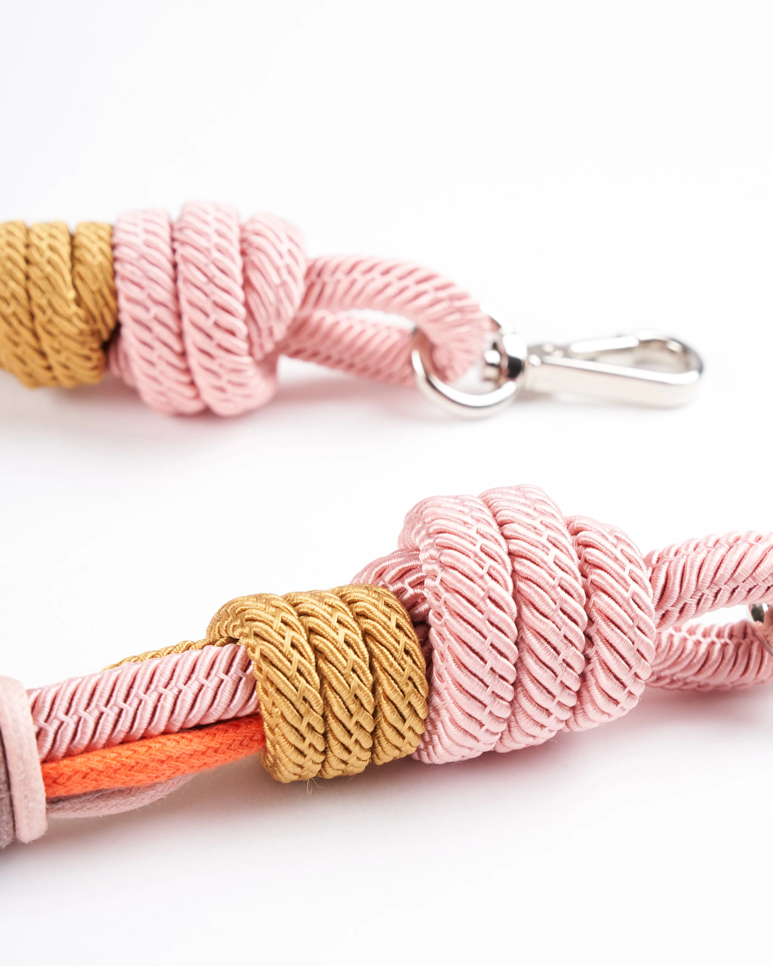 alice bag strap - gold & oranges mix