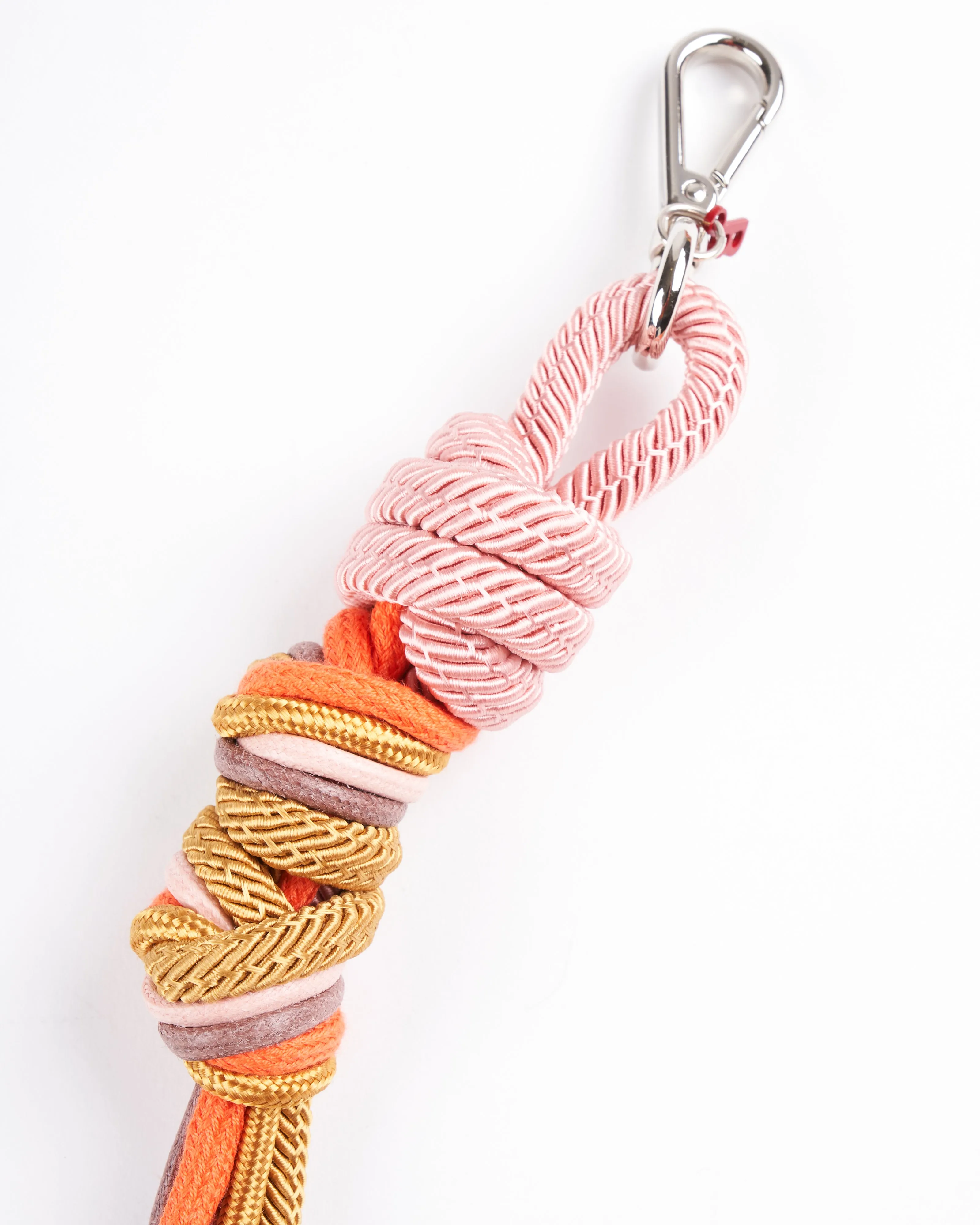 alice bag strap long - gold & oranges mix