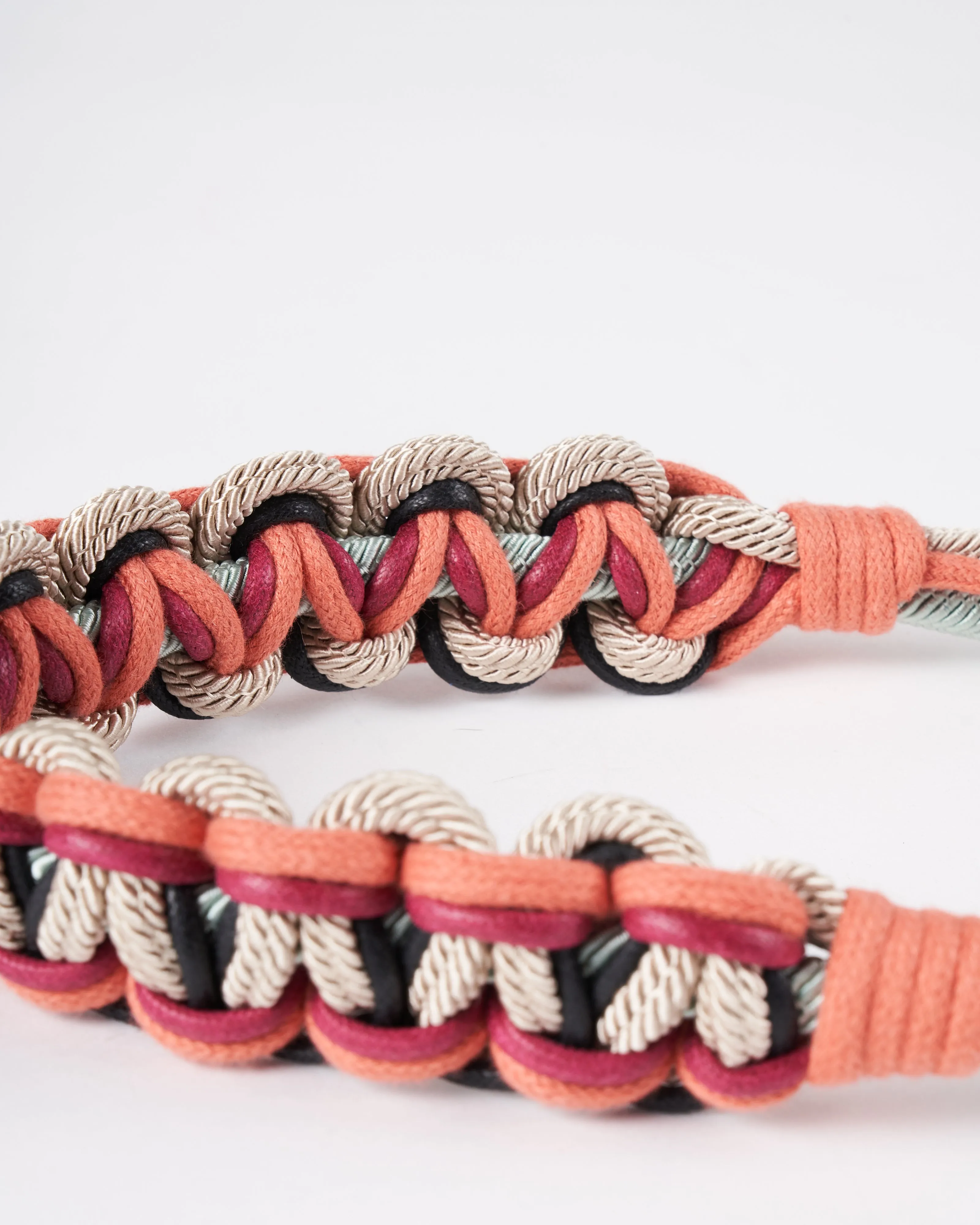alice bag strap - long- turquoise & grey mix