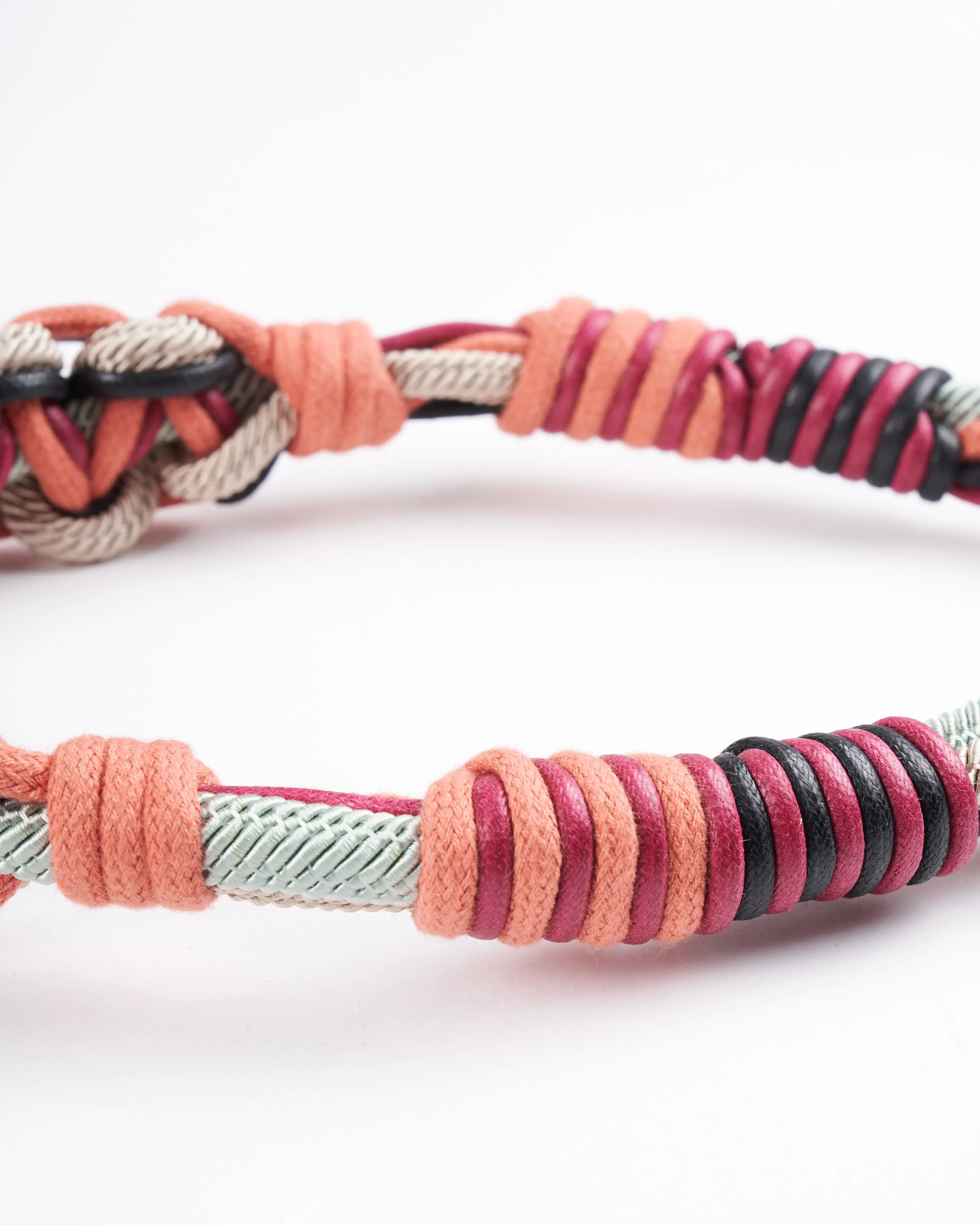 alice bag strap - turquoise & grey mix