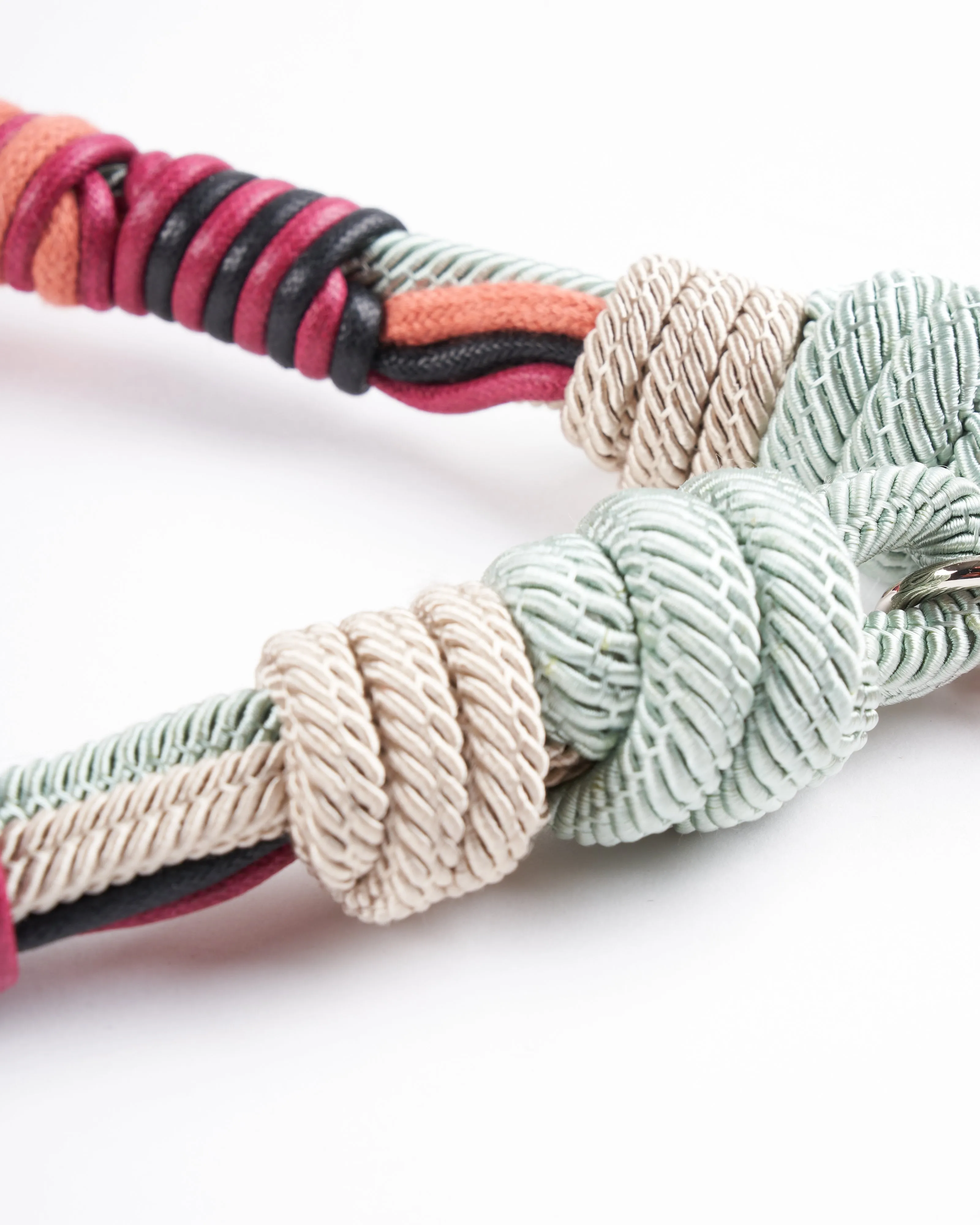 alice bag strap - turquoise & grey mix