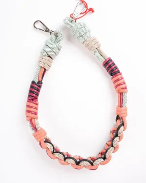 alice bag strap - turquoise & grey mix