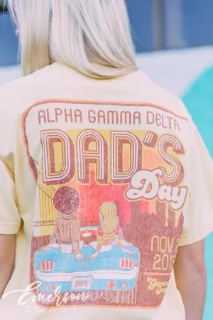 Alpha Gamma Delta Retro Dads Day Tee