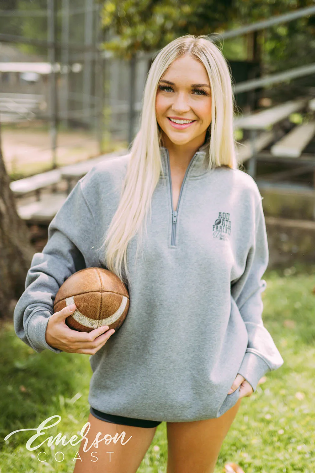 Alpha Omicron Pi Family Weekend Fall Quarter Zip Pullover