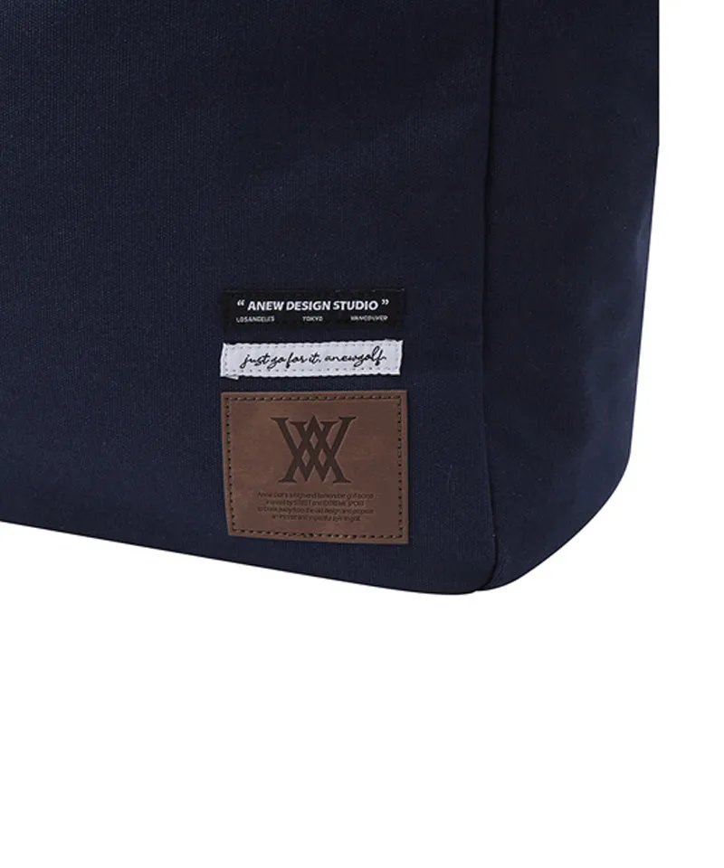 ANEW Vintage Square Tote Bag - Navy