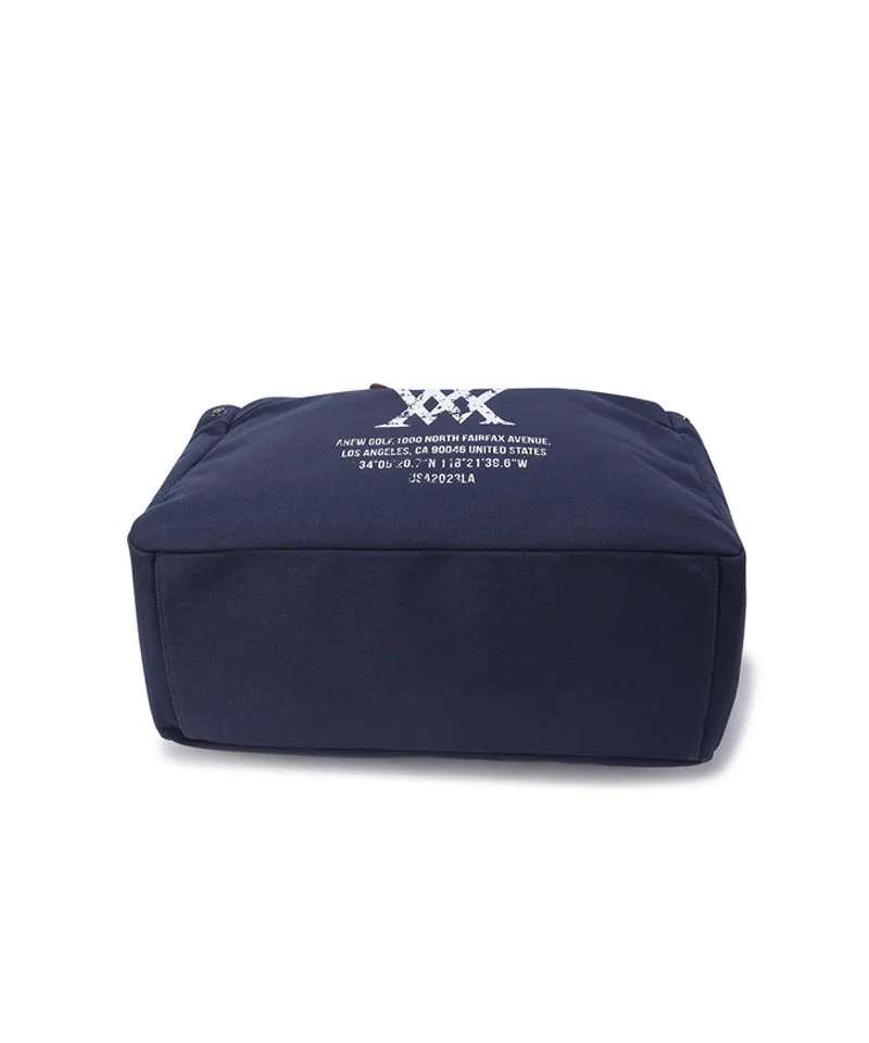 ANEW Vintage Square Tote Bag - Navy