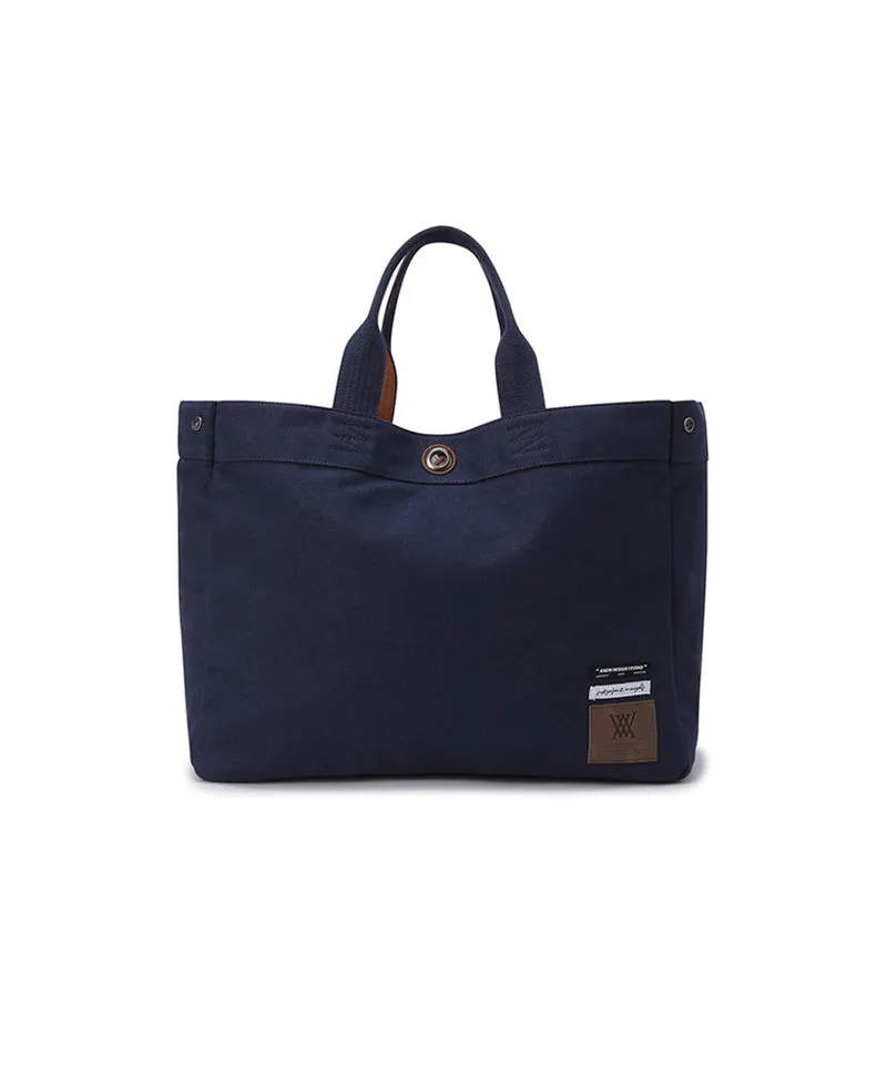 ANEW Vintage Square Tote Bag - Navy