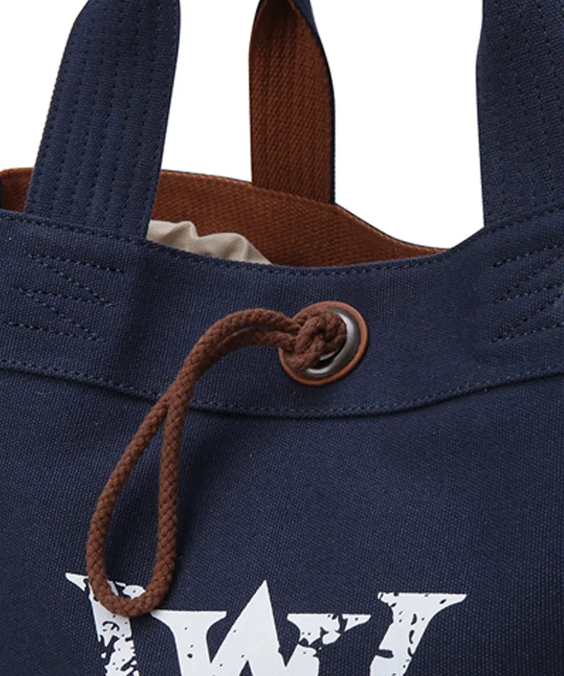 ANEW Vintage Square Tote Bag - Navy
