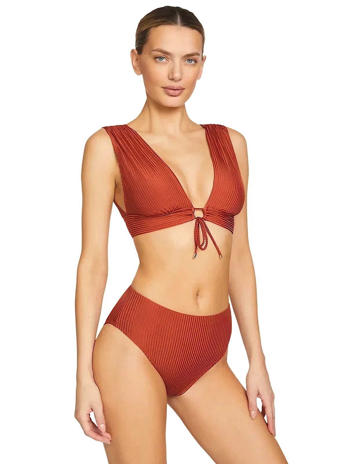 Angela Over Shoulder-Angela High Waist Bikini
