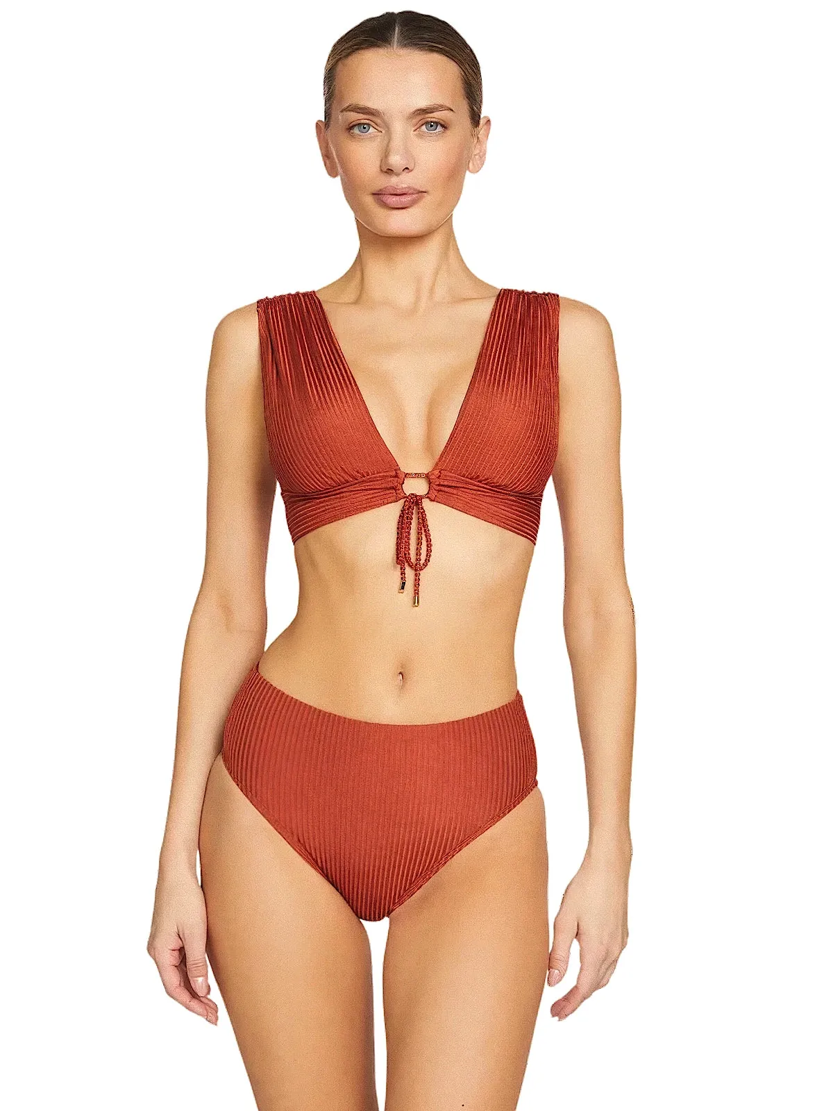 Angela Over Shoulder-Angela High Waist Bikini