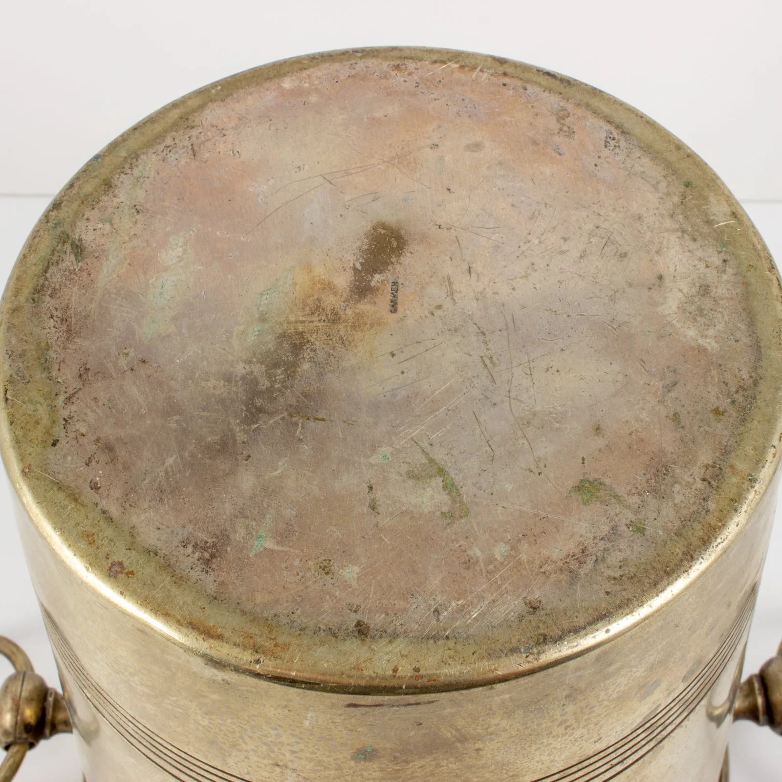 Antique Silver Plate Ice Bucket found in France