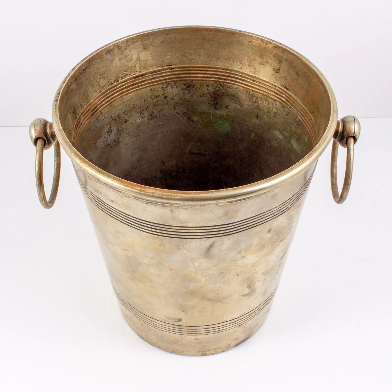 Antique Silver Plate Ice Bucket found in France