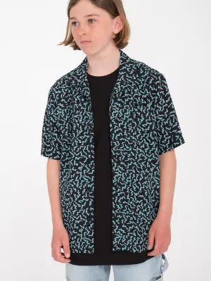 Asphalt Beach Shirt - BLACK  - (KINDER)