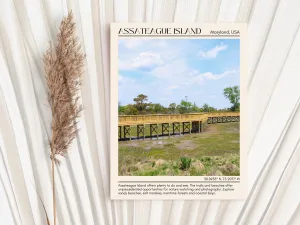 Assateague Island Beach Wall Canvas, USA