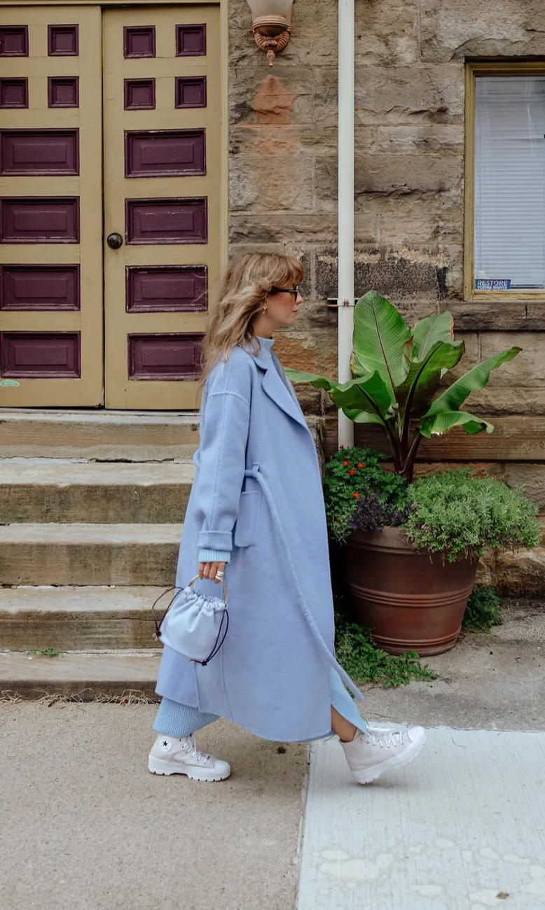 Ava Drawstring Powder Blue