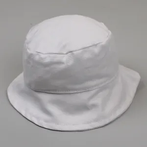 Baby Summer Bucket Hat  - White