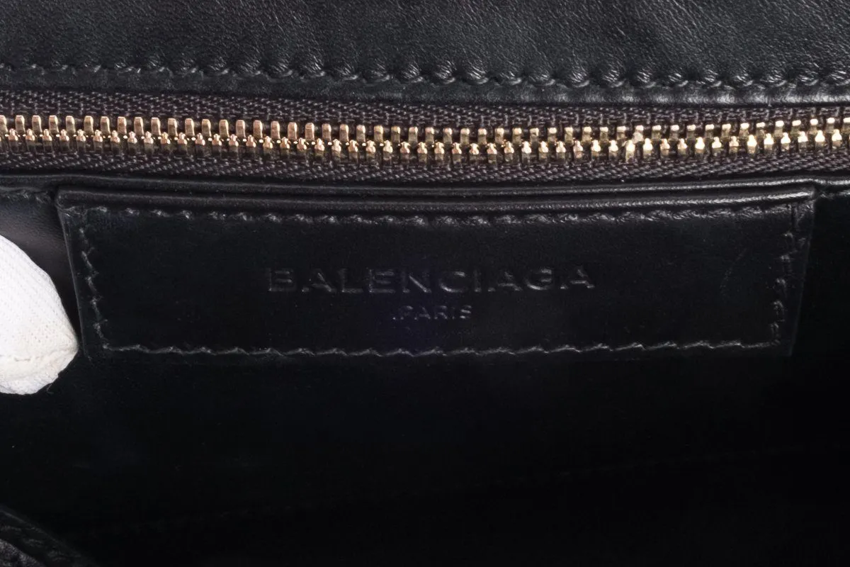 Balenciaga Burgundy Python Shoulder Bag