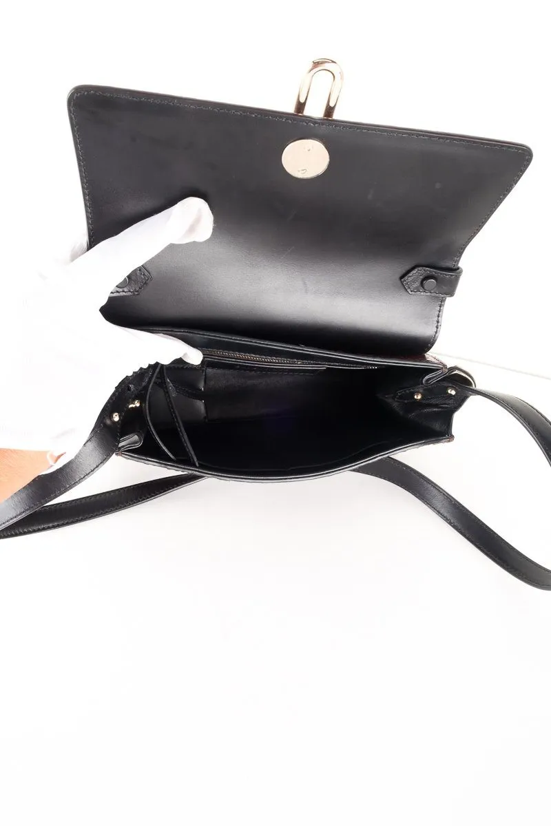 Balenciaga Burgundy Python Shoulder Bag