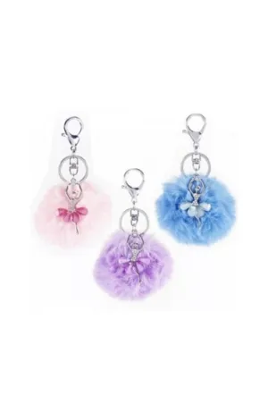 Ballerina Keychain Pouf