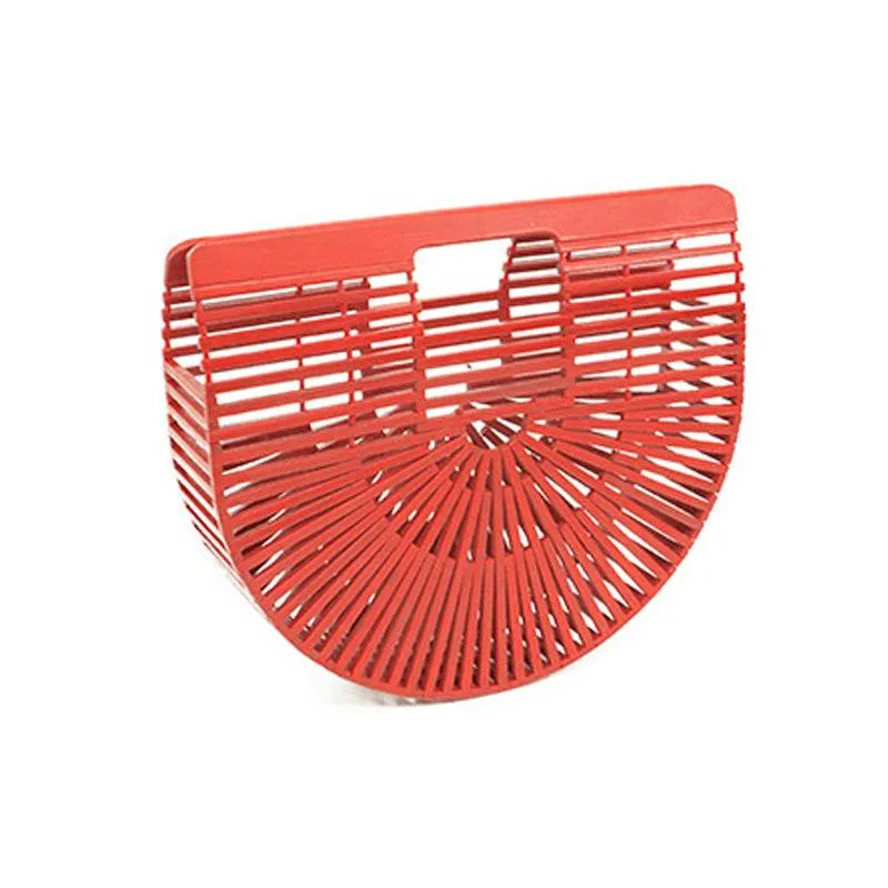 Bamboo Woven Bag Rattan Creative Beach Handbag Women