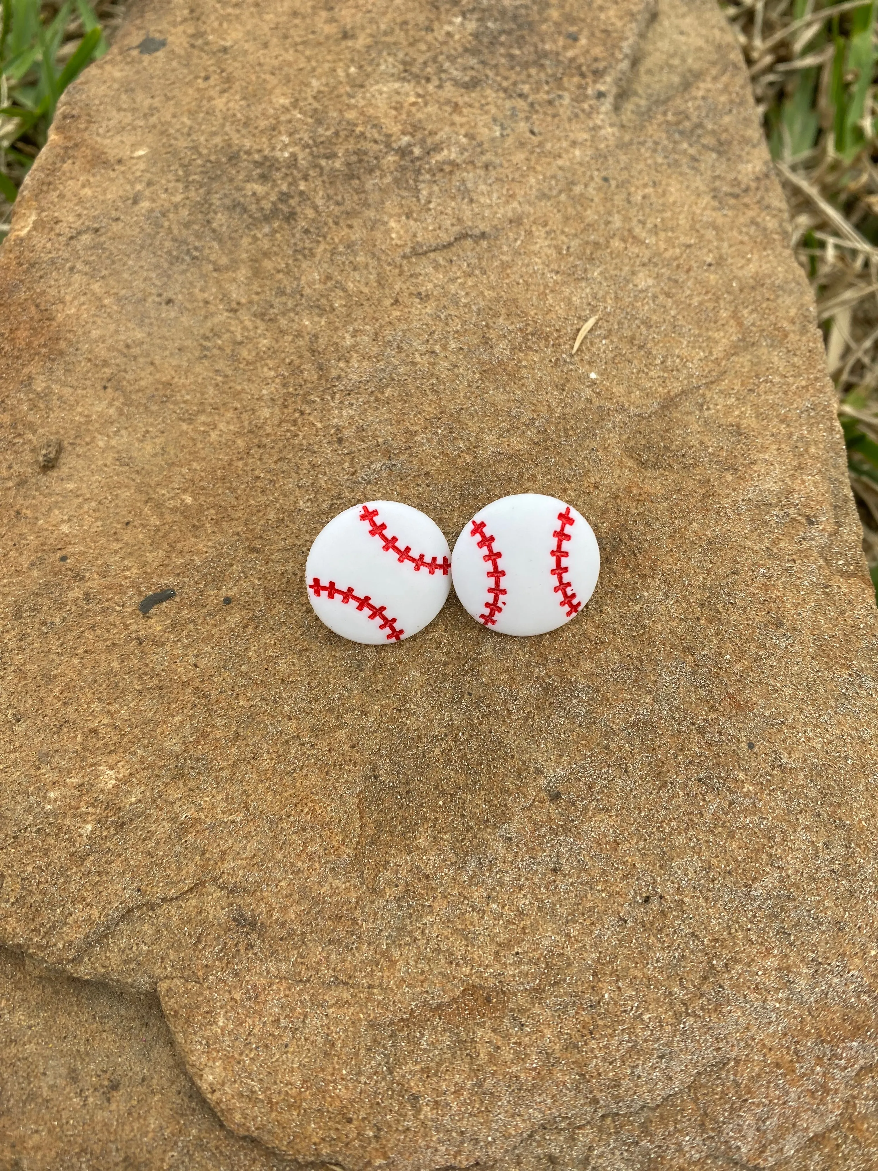 Baseball Stud Earrings Baseball Fan Studs Perfect Baseball Gift