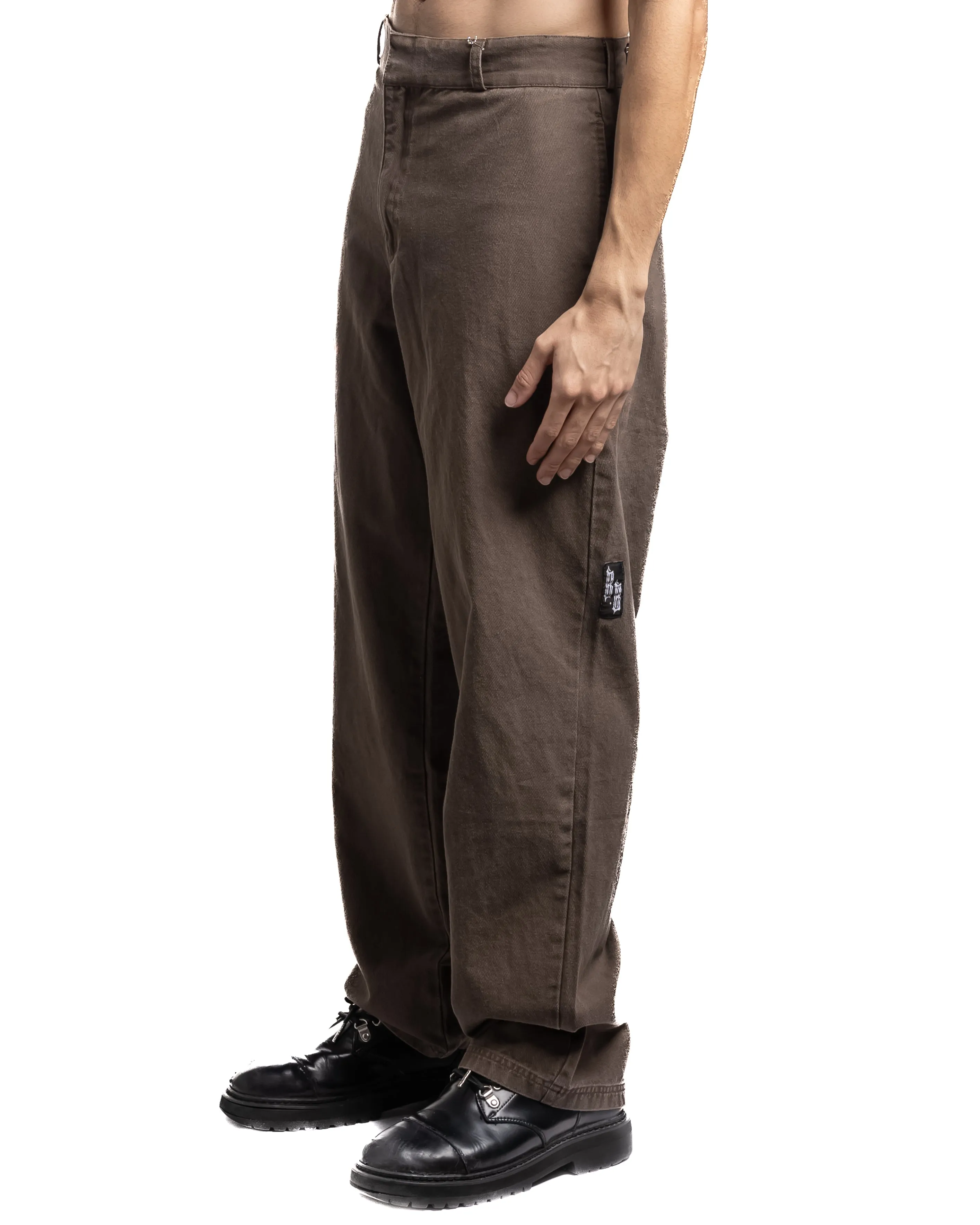 Beach Brains Work Pant Brown