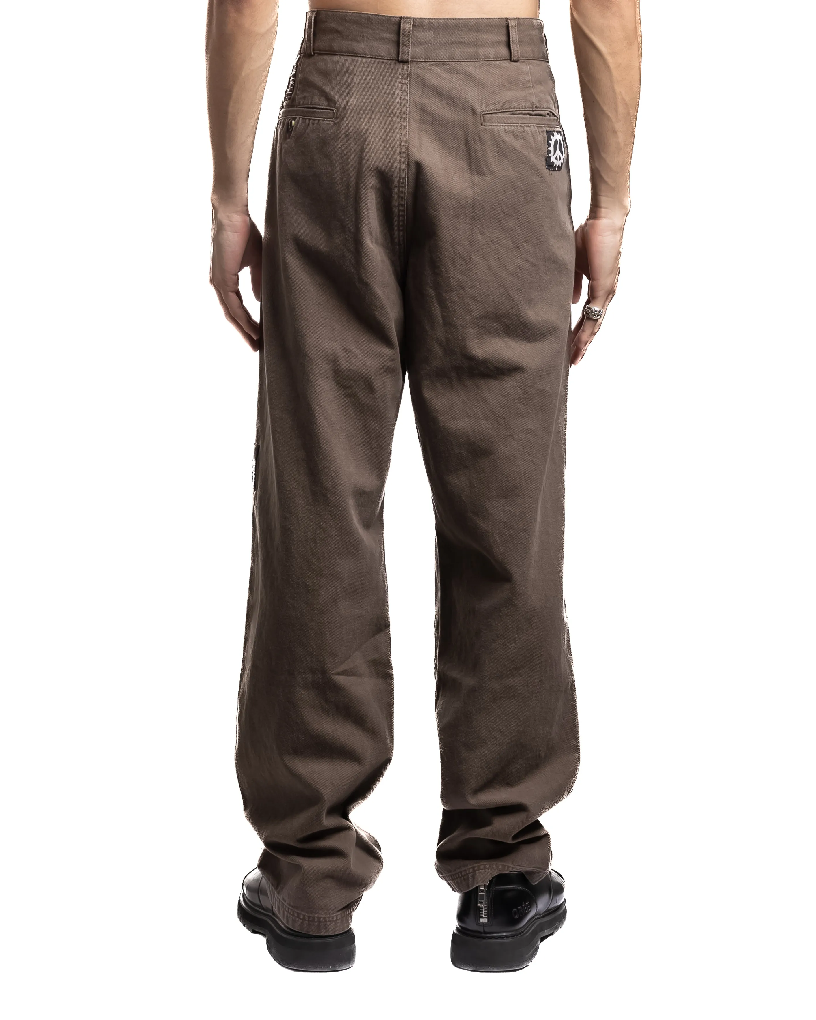 Beach Brains Work Pant Brown