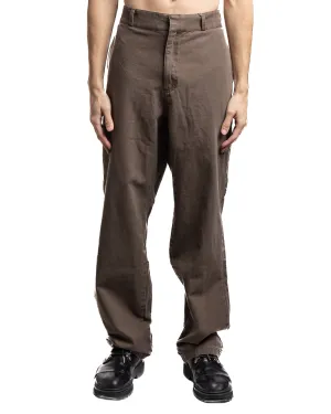 Beach Brains Work Pant Brown